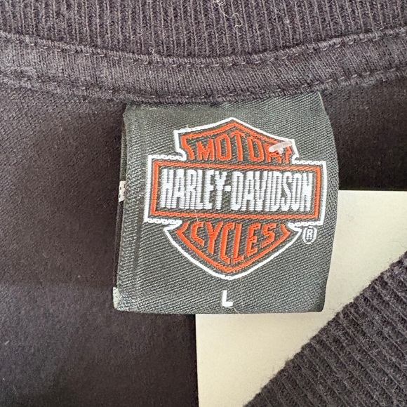 Vintage Harley Davidson Laconia t-shirt Large flames new hampshire - Picture 5 of 7
